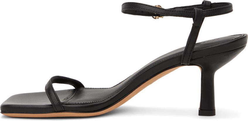 ANINE BING Black Invisible Heeled Sandals - Picture 3