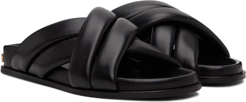 ANINE BING Black Lizzie Slides