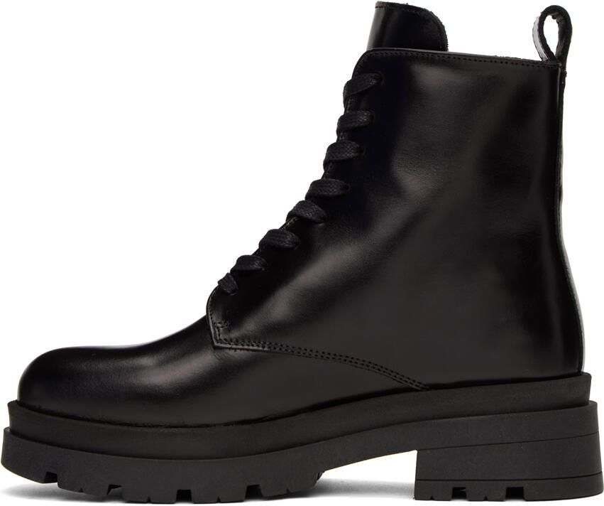 ANINE BING Black Luc Combat Boots - Picture 3