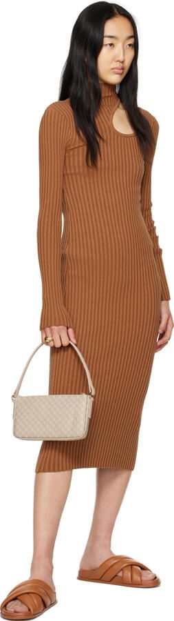 ANINE BING Brown Lizzie Slides - Picture 4