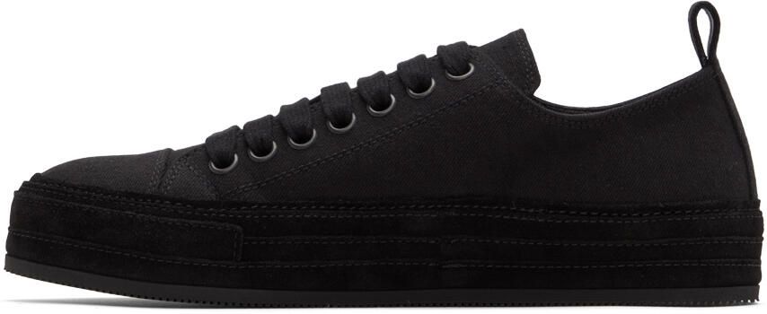 Ann Demeulemeester Black Denim Gert Sneakers - Picture 3
