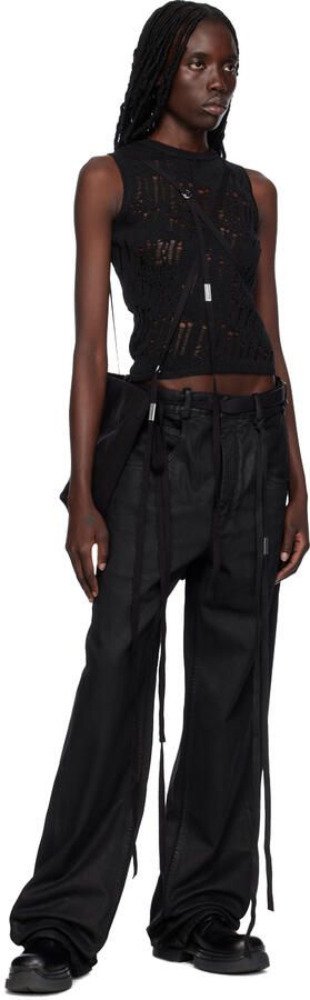 Ann Demeulemeester Black Michele Derbys - Picture 4