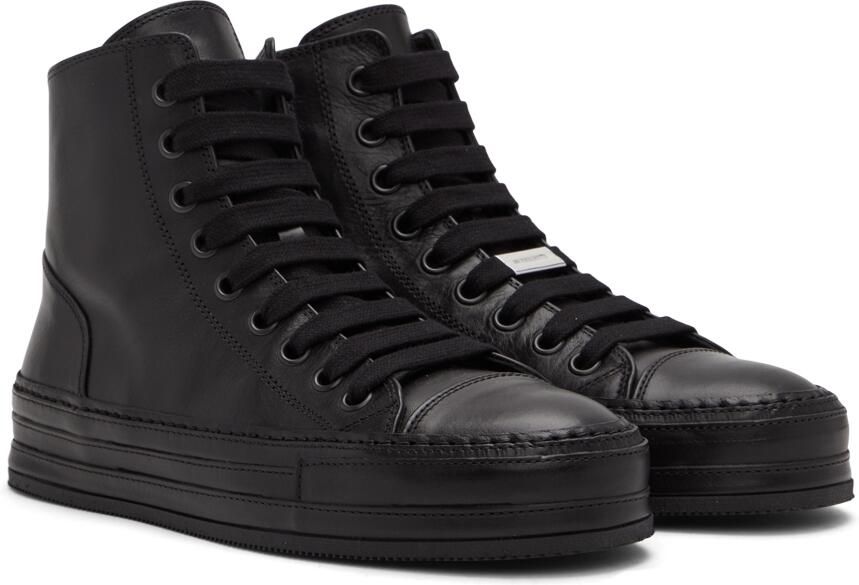 Ann Demeulemeester Black Raven Sneakers - Picture 2