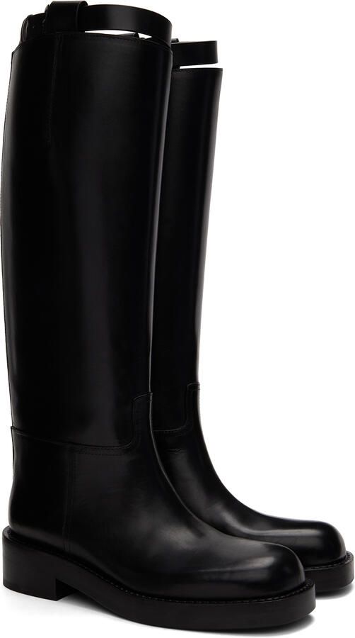 Ann Demeulemeester Black Stan Riding Boots - Picture 2