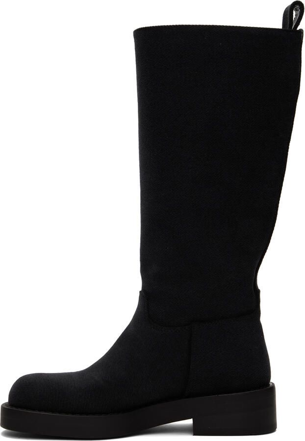 Ann Demeulemeester Grey Denim Jose Boots