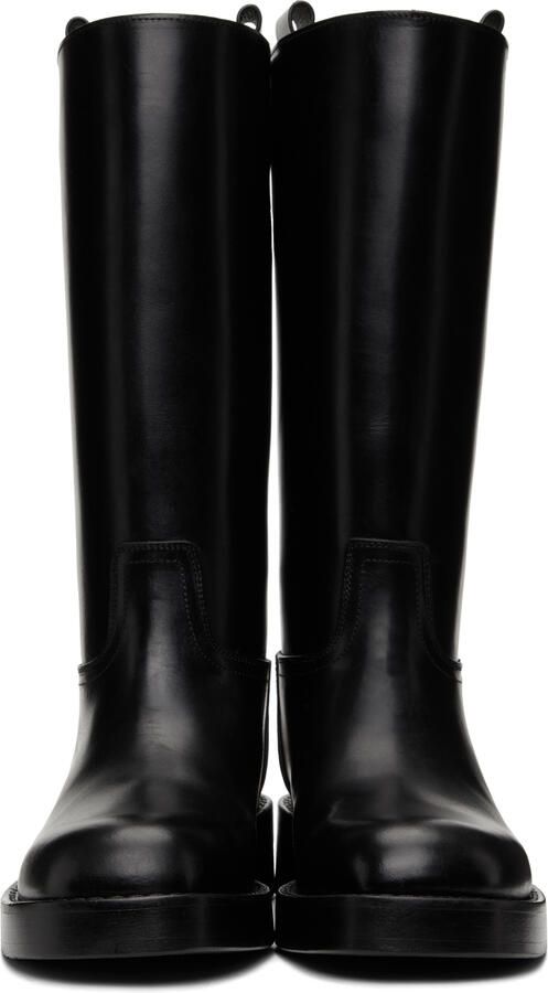 Ann Demeulemeester Leather Stein Boots - Picture 2