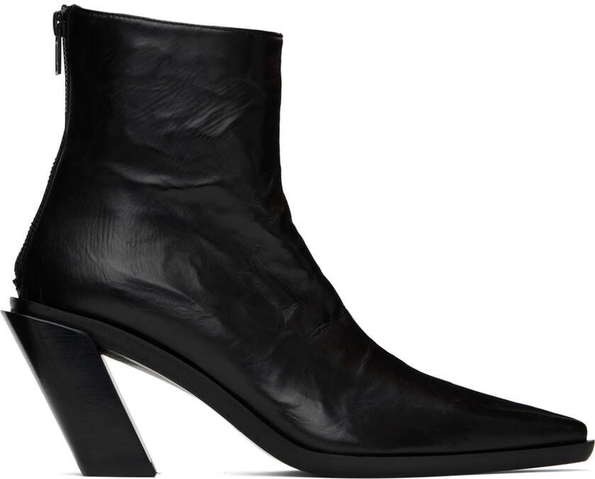 Ann Demeulemeester Black Florentine Boots