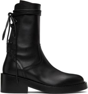 Ann Demeulemeester Leather Henrica Ankle Boots
