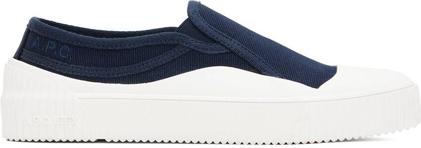 A.P.C. Navy Iggy Sneakers