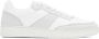 A.P.C. White & Gray Plain Sneakers - Thumbnail 1