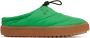 APRÈS Research SSENSE Exclusive Green Alpha Slippers - Thumbnail 1