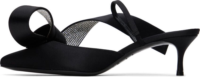 AREA Black Sergio Rossi Edition Marquise Heeled Sandals - Picture 3