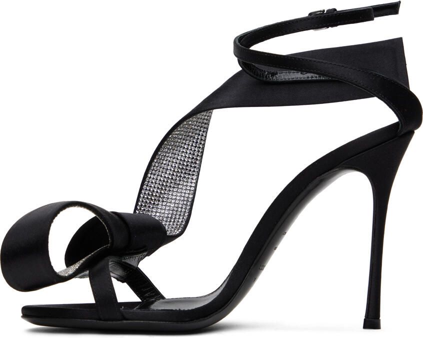 AREA Black Sergio Rossi Edition Marquise Heeled Sandals - Picture 2