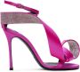 AREA Pink Sergio Rossi Edition Marquise Heeled Sandals - Thumbnail 1