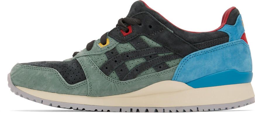 Asics Black & Green Gel-Lyte III OG Sneakers - Picture 3