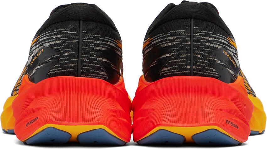 Asics Black & Orange NOVABLAST 3 Sneakers