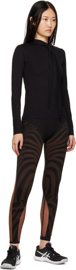 Asics Black & White Gel-Tactic Sneakers - Picture 4