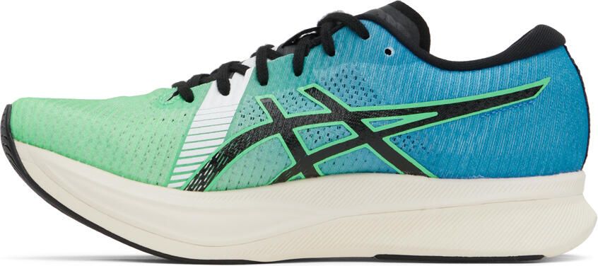 Asics Green & Blue MAGIC SPEED 2 EKIDEN Sneakers - Picture 3