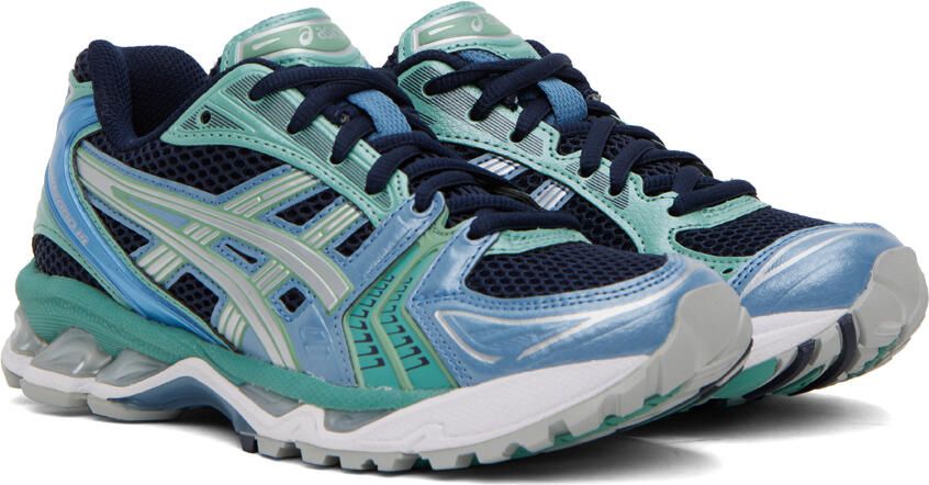 Asics Navy & Green Gel-Kayano 14 Sneakers - Picture 2