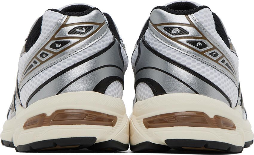 Asics White & Brown Gel-1130 Sneakers