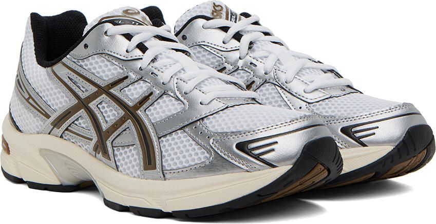 Asics White & Brown Gel-1130 Sneakers - Picture 2
