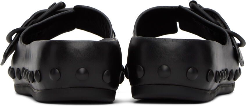 At.Kollektive Black Natacha Ramsay Levi Edition Studded One Sandals