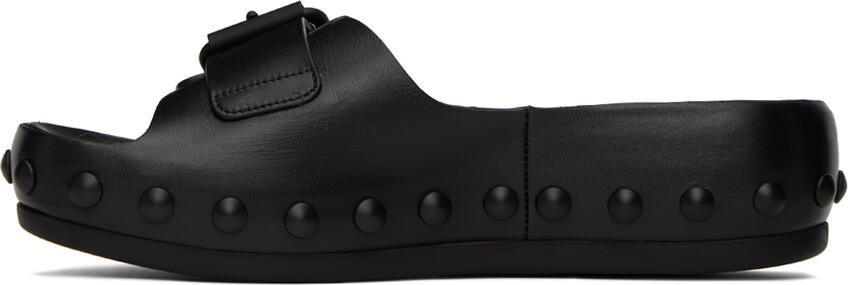 At.Kollektive Black Natacha Ramsay Levi Edition Studded One Sandals - Picture 3