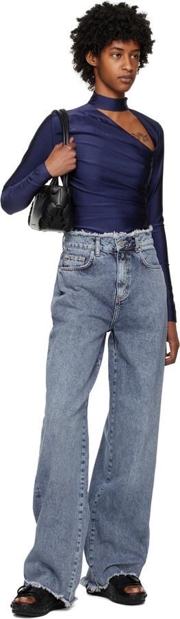 At.Kollektive Black Natacha Ramsay Levi Edition Studded One Sandals - Picture 4