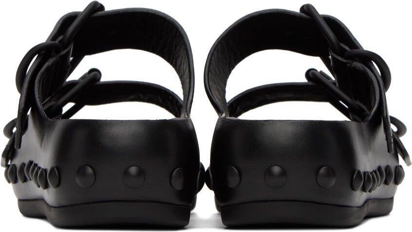 At.Kollektive Black Natacha Ramsay Levi Edition Studded Two Sandals