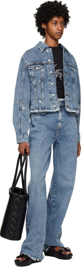 At.Kollektive Black Natacha Ramsay Levi Edition Studded Two Sandals - Picture 4