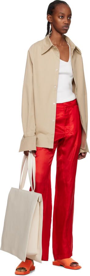 At.Kollektive Red Bianca Saunders Edition Morant Sandals - Picture 4