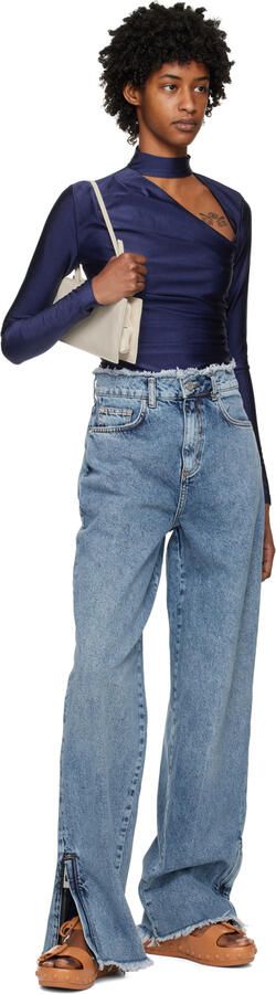 At.Kollektive Tan Natacha Ramsay Levi Edition Studded Two Sandals - Picture 4