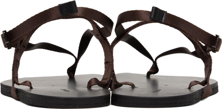 AURALEE Black Foot The Coacher Edition Belted Sandals - Picture 1