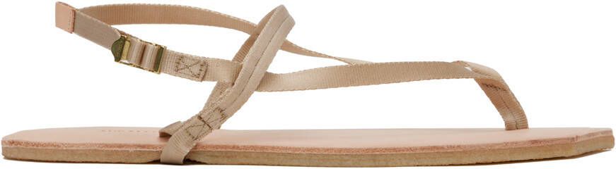 AURALEE Beige Foot The Coacher Edition Belted Sandals