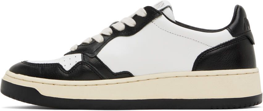 AUTRY Black & White Medalist Low Sneakers - Picture 3