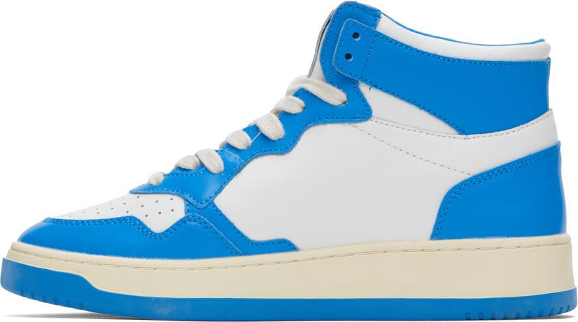 AUTRY Blue & White Medalist Sneakers - Picture 3