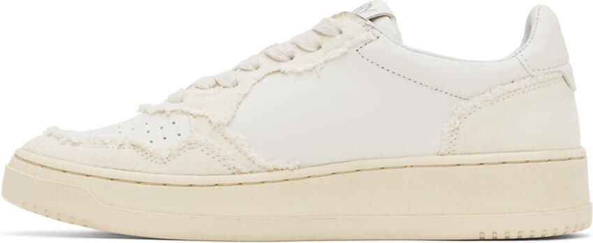 AUTRY Off-White Medalist Low Sneakers - Picture 3