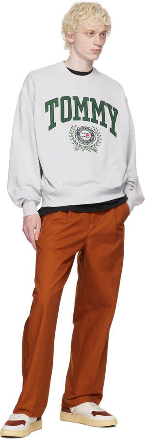 AUTRY White & Brown Medalist Low Sneakers - Picture 4