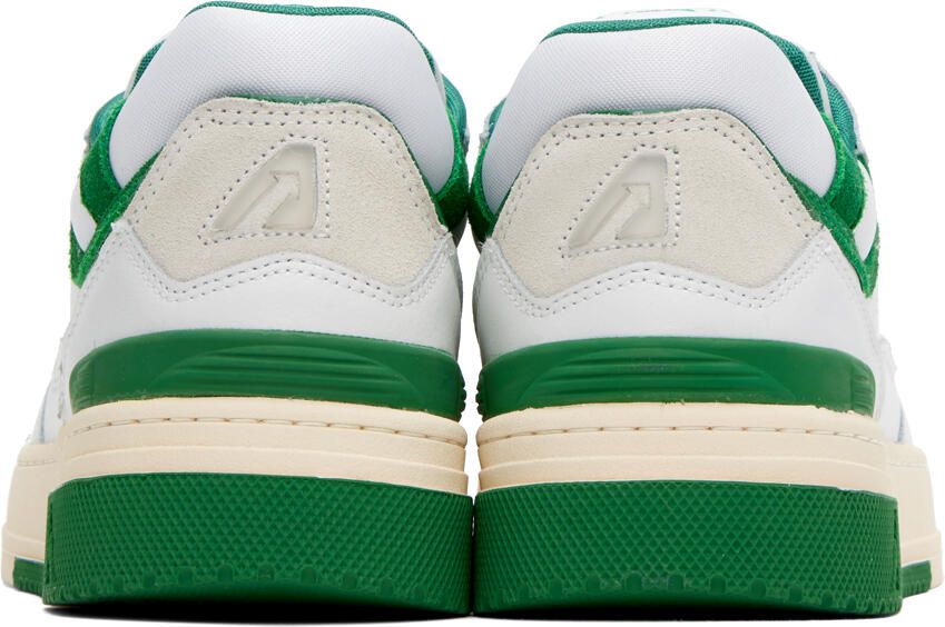 AUTRY White & Green CLC Sneakers