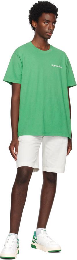 AUTRY White & Green CLC Sneakers - Picture 4