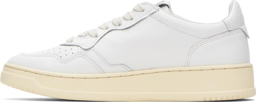 AUTRY White Medalist Low Sneakers - Picture 3