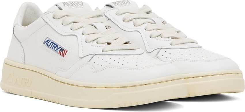 AUTRY White Medalist Low Sneakers - Picture 2
