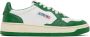 AUTRY Green & White Medalist Low Sneakers - Thumbnail 1
