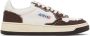 AUTRY White & Brown Medalist Low Sneakers - Thumbnail 1