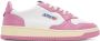 AUTRY White & Pink Medalist Low Sneakers - Thumbnail 1