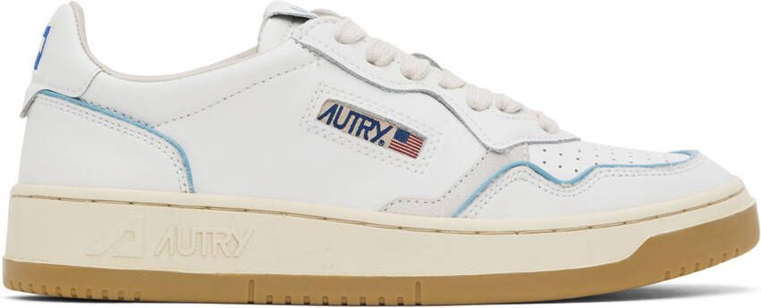 AUTRY White Open Low Sneakers