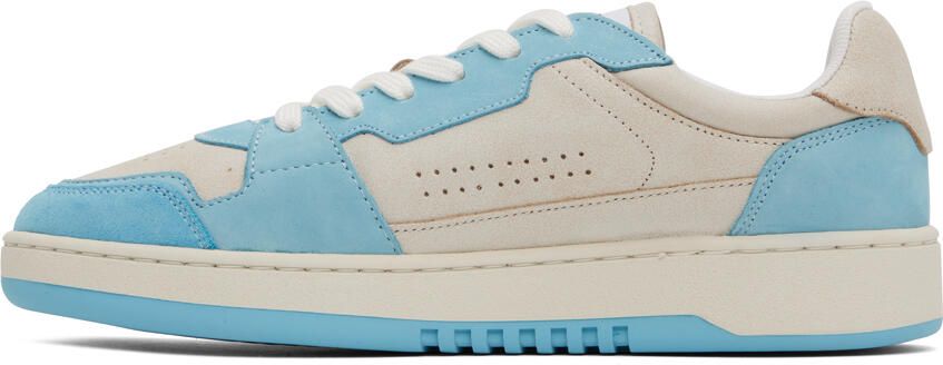 Axel Arigato Beige & Blue Dice Lo Sneakers - Picture 4