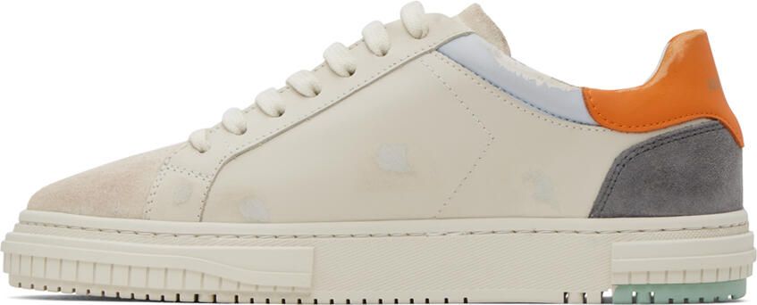 Axel Arigato Beige & Orange Atlas Sneakers - Picture 3