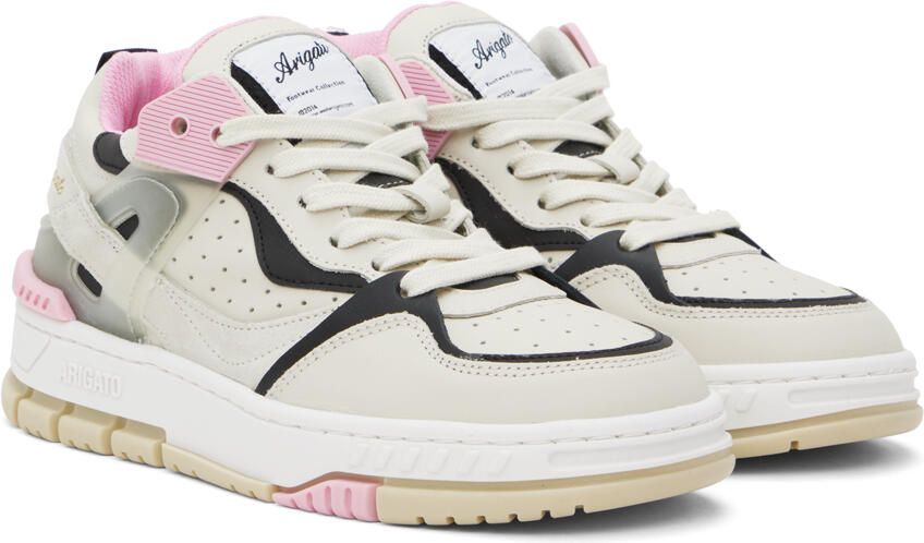 Axel Arigato Beige & Pink Astro Sneakers - Picture 2