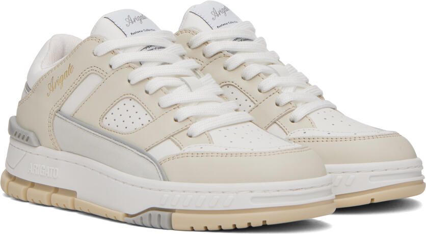 Axel Arigato Beige & White Area Lo Sneakers - Picture 2